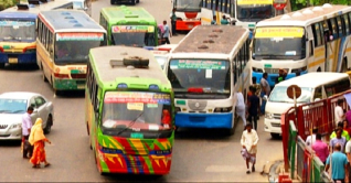 চেনা রূপে রাজধানীর সড়ক