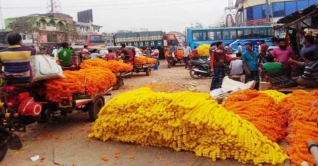 ফুলের মাস ফেব্রুয়ারিতে আশাবাদী চাষিরা