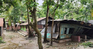 পিরোজপুরে রেমালের তাণ্ডবে ৫ জনের প্রাণহানী