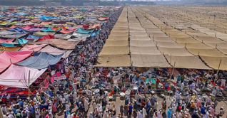 বিশ্ব ইজতেমার প্রথম পর্ব শুরু, মুসল্লিদের ঢল