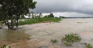 বৃষ্টি ও উজানের ঢলে সুনামগঞ্জের নিম্নাঞ্চল প্লাবিত